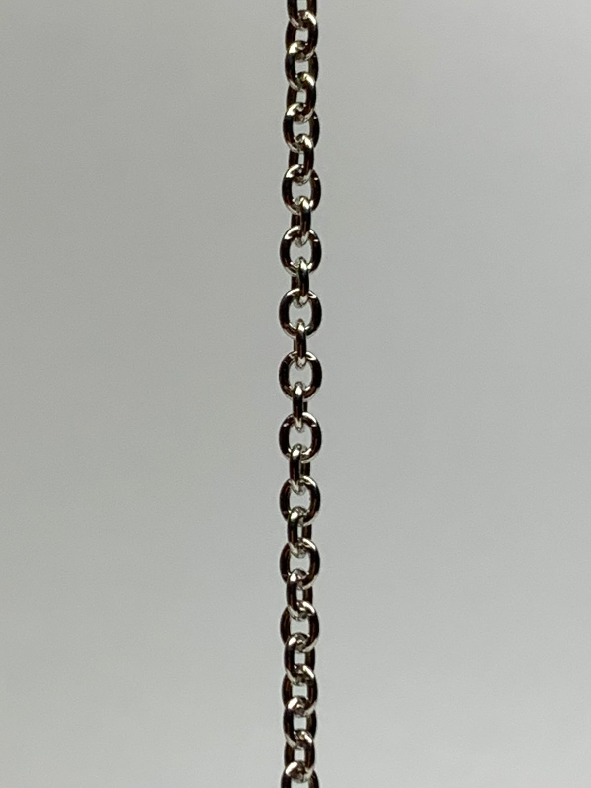 925 Sterling Silver Cable Chain, 28” Long