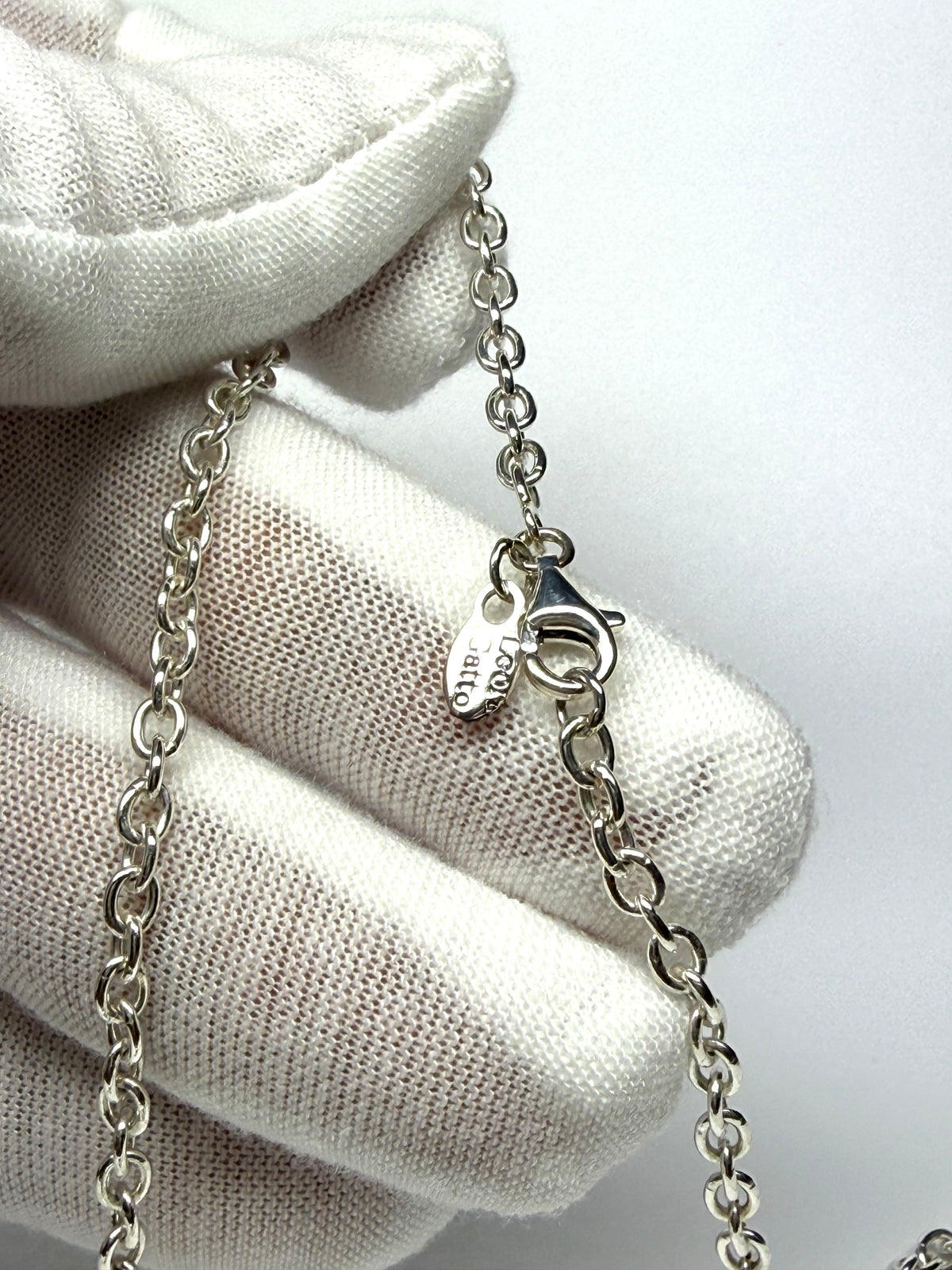 Necklace, “Sphere”, 925 Sterling Silver Chocker