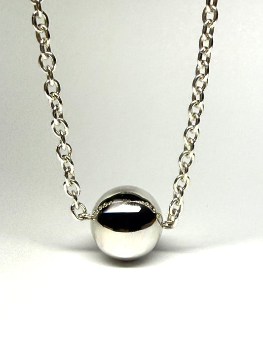 Necklace, “Sphere”, 925 Sterling Silver Chocker