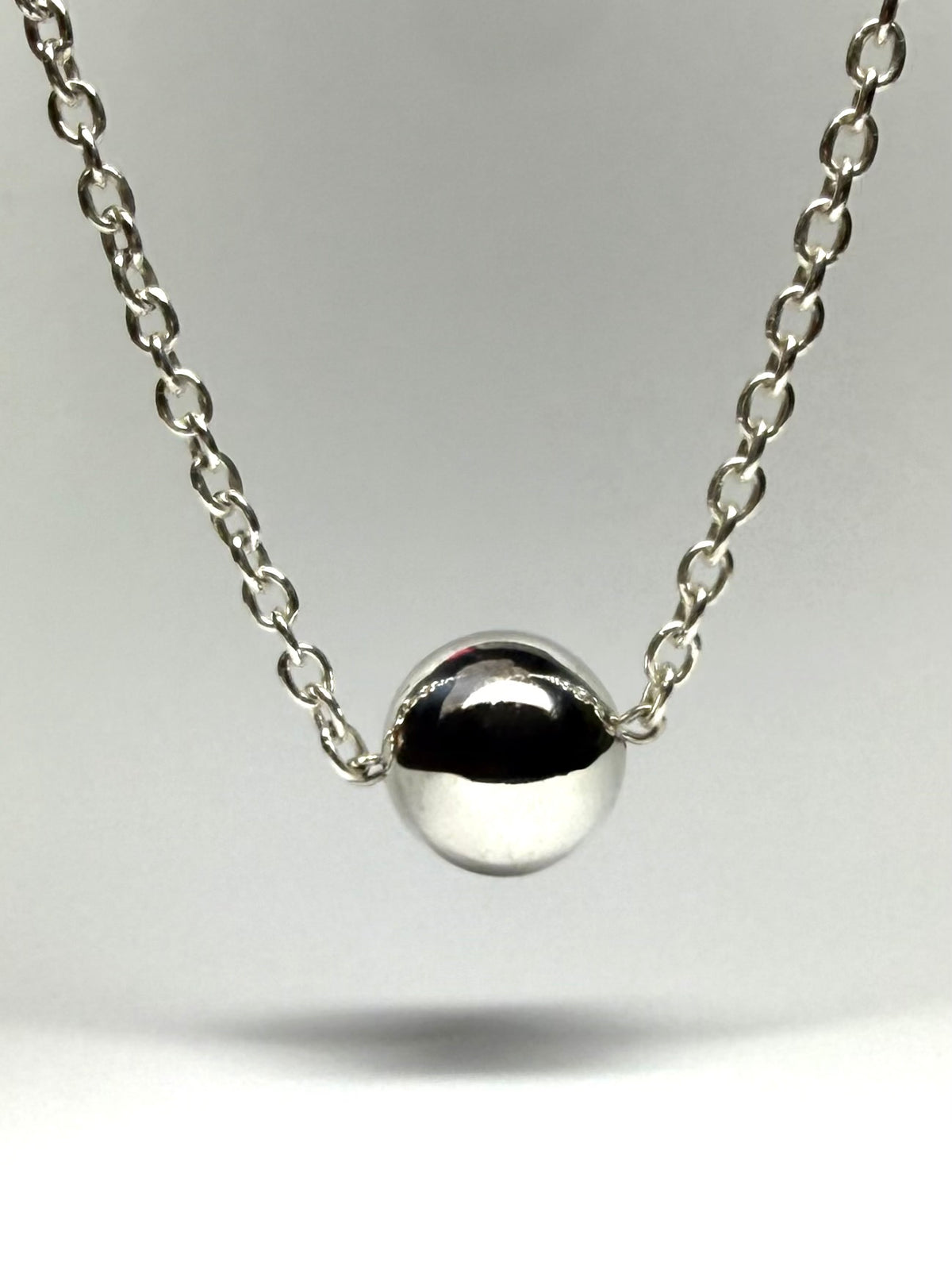 Necklace, “Sphere”, 925 Sterling Silver Chocker