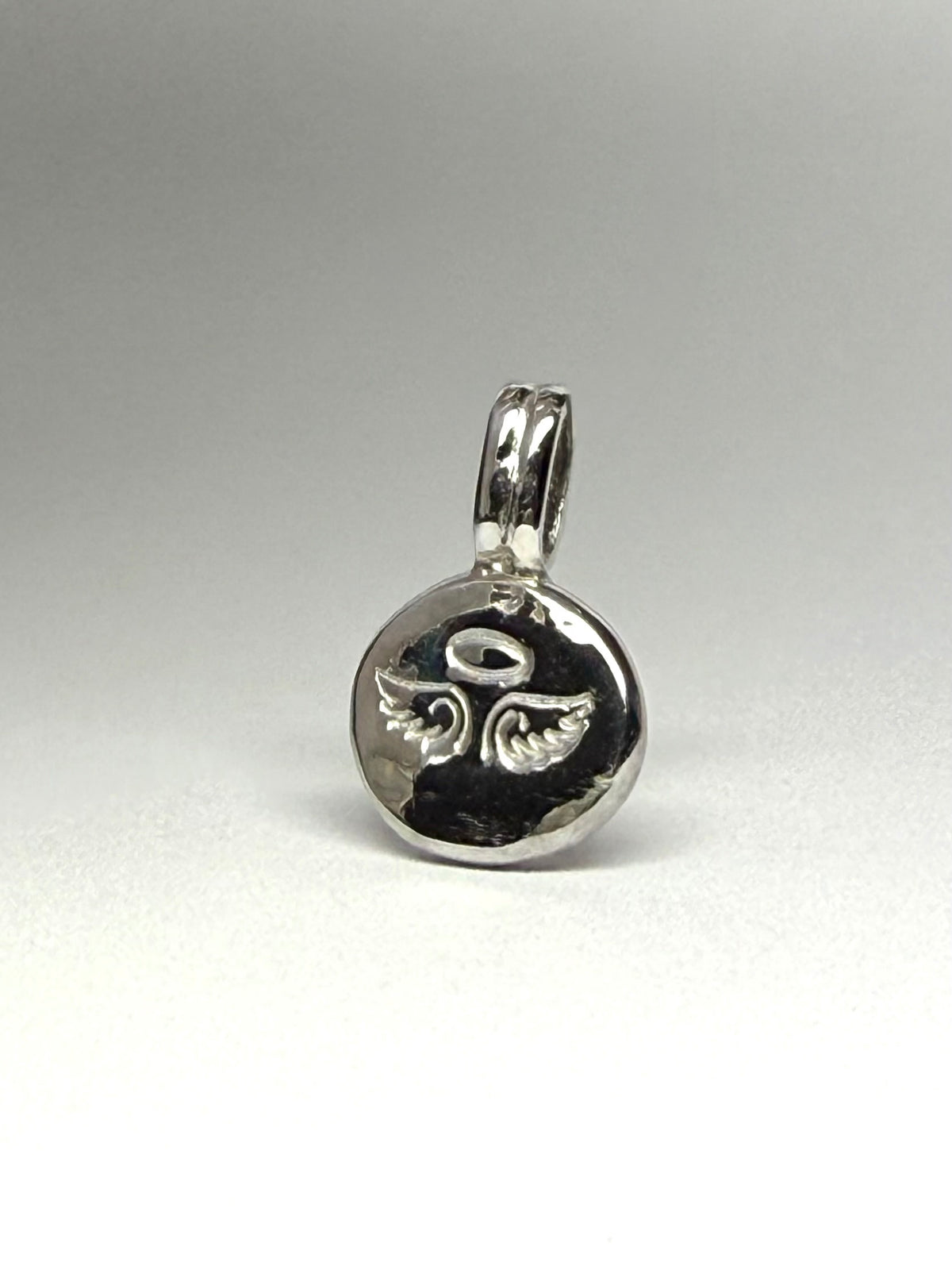 “Angel” Nugget Pebble Pendant, 925 Sterling Silver