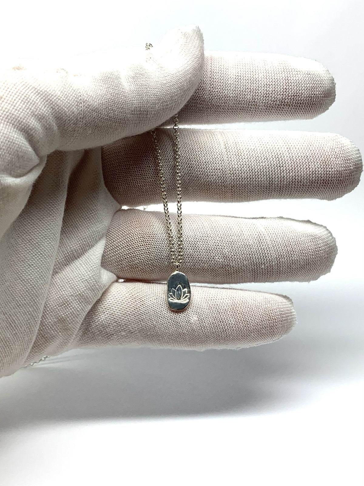 “Lotus” Necklace, 925 Sterling Silver, Special Price