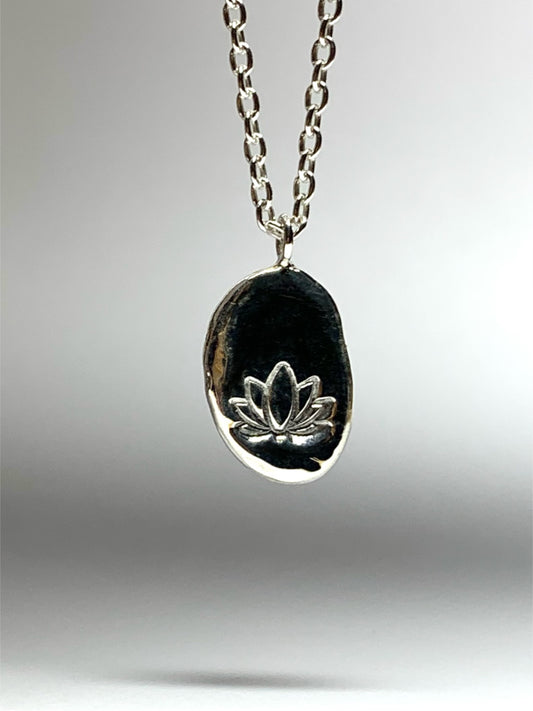 “Lotus” Necklace, 925 Sterling Silver, Special Price