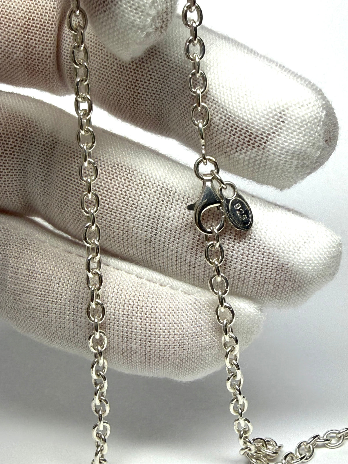 Necklace, “Sphere”, 925 Sterling Silver Chocker