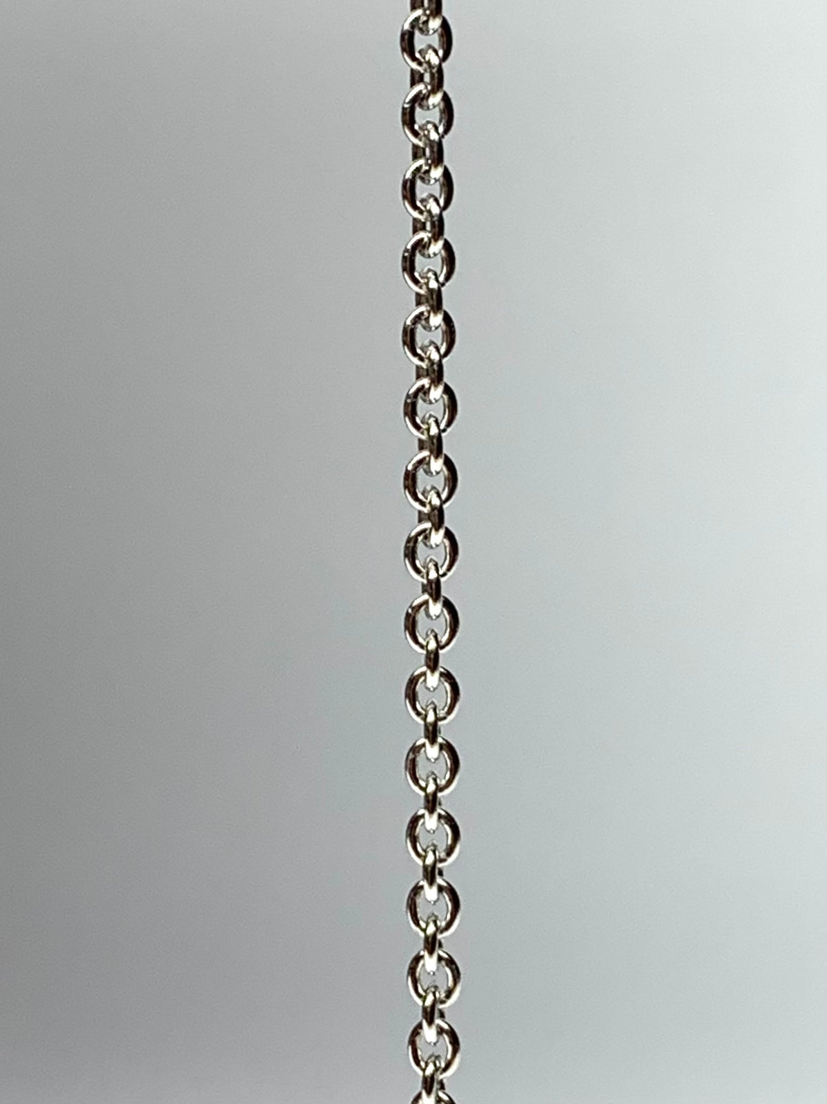 “Waterfall” Necklace, 925 Sterling Silver, Clear Quartz