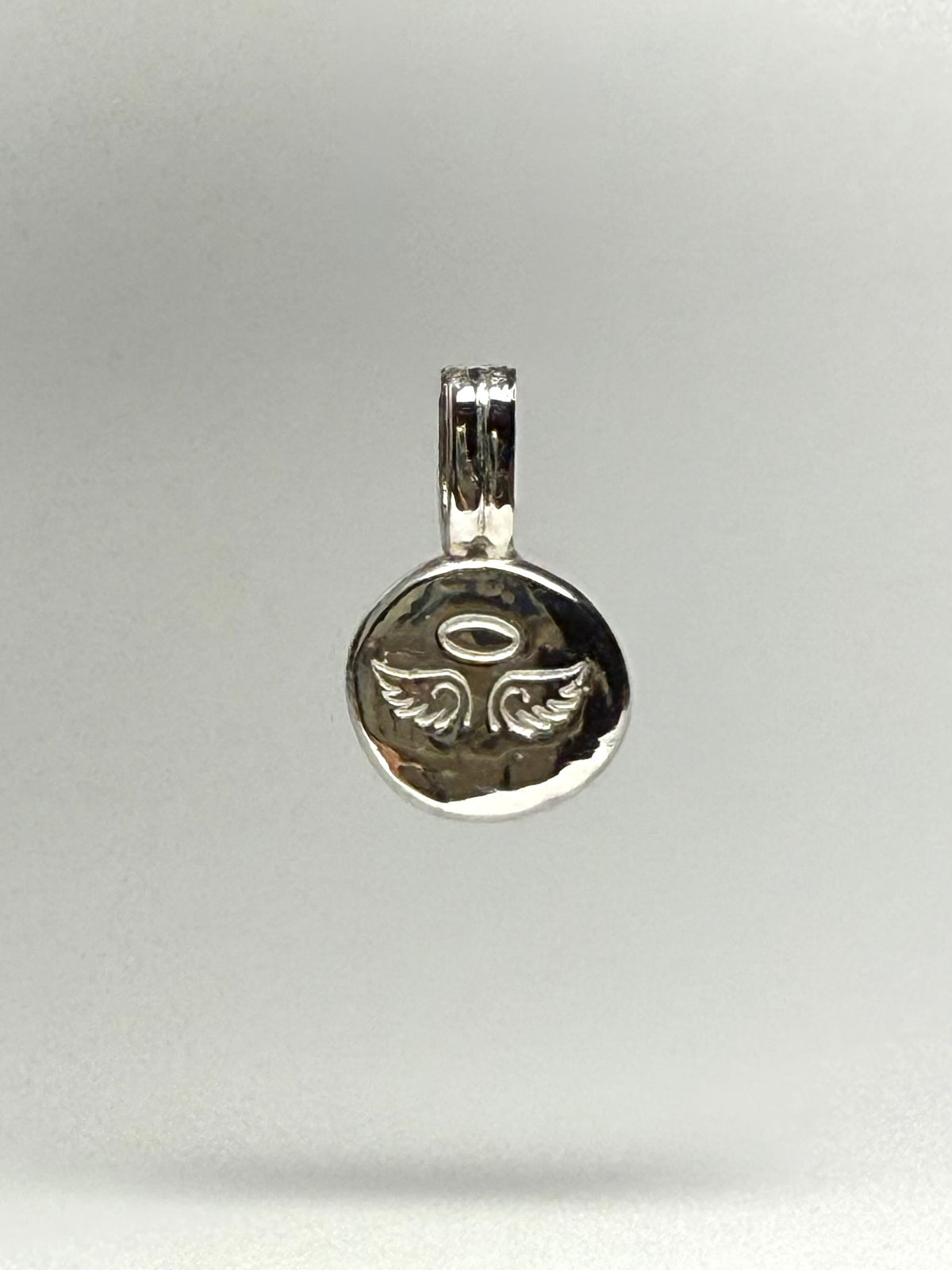 “Angel” Nugget Pebble Pendant, 925 Sterling Silver