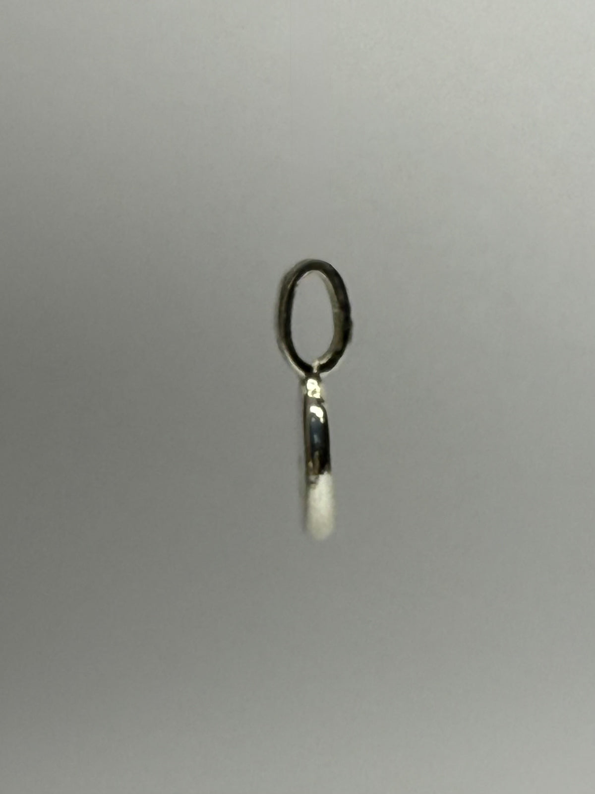 “Night” Nugget Pebble Pendant, 925 Sterling Silver